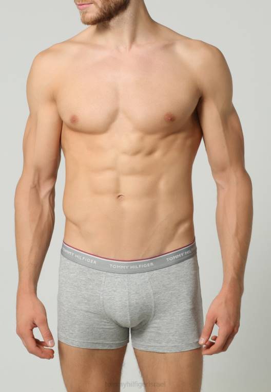 מכנסי פרימיום חיוניים 3 חבילות NX206823 אפור/שחור/לבן Tommy Hilfiger