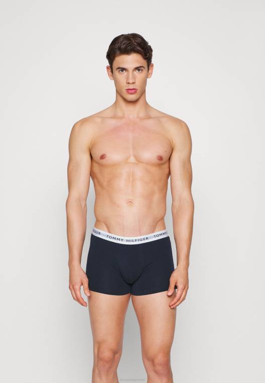 מכנסיים 3 מארז NX206840 שמיים מדבריים/לבן/אדום ראשוני Tommy Hilfiger