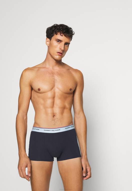 מכנסי פרימיום חיוניים 3 מארז NX206914 כחול כהה Tommy Hilfiger