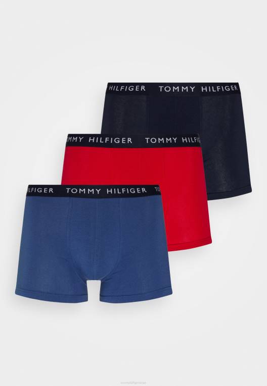 מכנסיים 3 מארז NX208842 שמיים/בנזין כחול/אדום Tommy Hilfiger