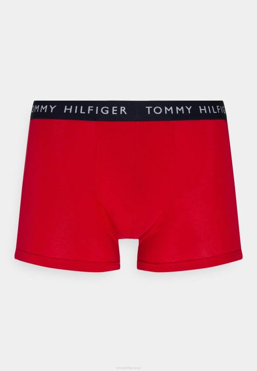 מכנסיים 3 מארז NX208842 שמיים/בנזין כחול/אדום Tommy Hilfiger
