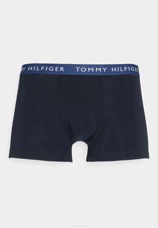מכנסיים 3 מארז NX208844 שמיים מדבריים/כחול בנזין/ראש אדום Tommy Hilfiger