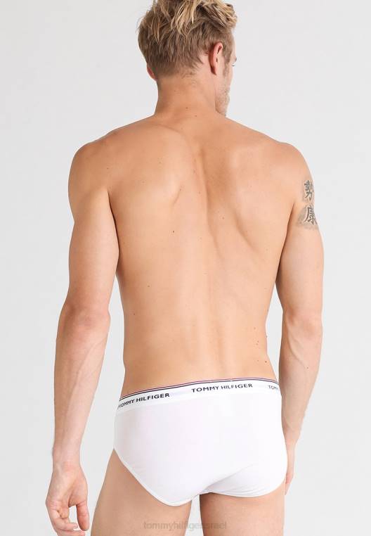 תחתוני פרימיום חיוניים 3 חבילות NX208848 שחור/אפור אברש/לבן Tommy Hilfiger