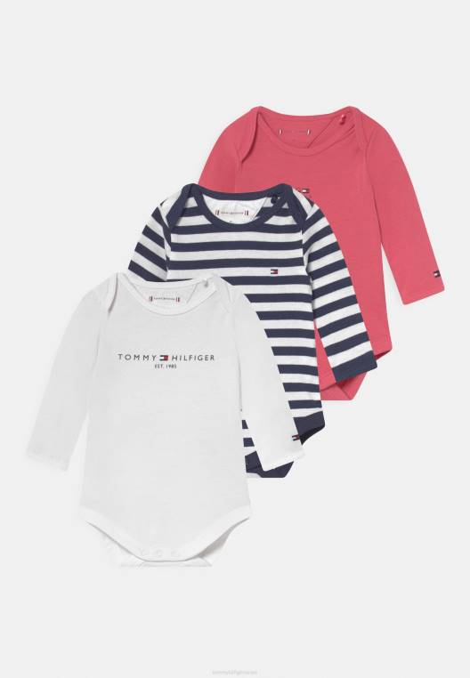 מארז מתנות לתינוק 3 חבילות מתנות לתינוקות לשני המינים NX208940 לבן Tommy Hilfiger