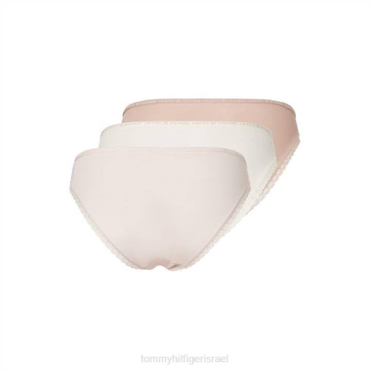 ביקיני 3p NX2020422 בז'/ורוד Tommy Hilfiger