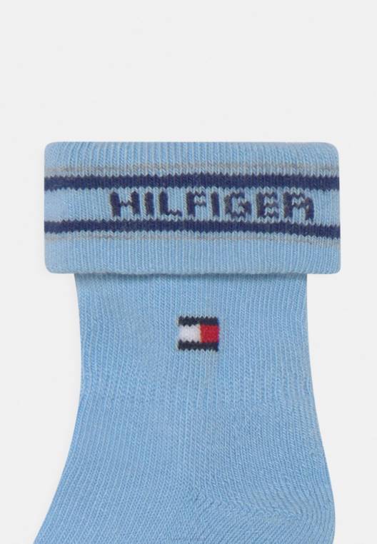 קיפול תינוק ליוניסקס 4 גרביים כחולים NX206797 כְּחוֹל Tommy Hilfiger
