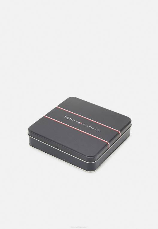 ארגז מתנות מפח בגובה ברך לגברים 4 חבילות גרביים NX206937 חיל הים Tommy Hilfiger