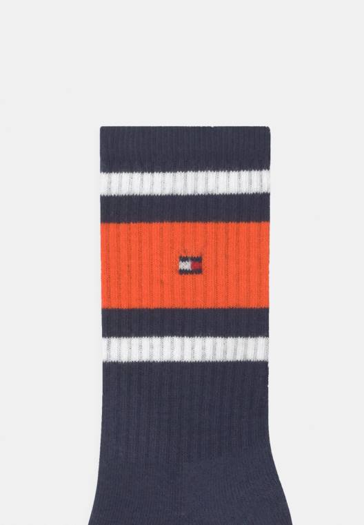 ילדים דגל 4 גרביים NX207054 ורוד/כחול כהה Tommy Hilfiger