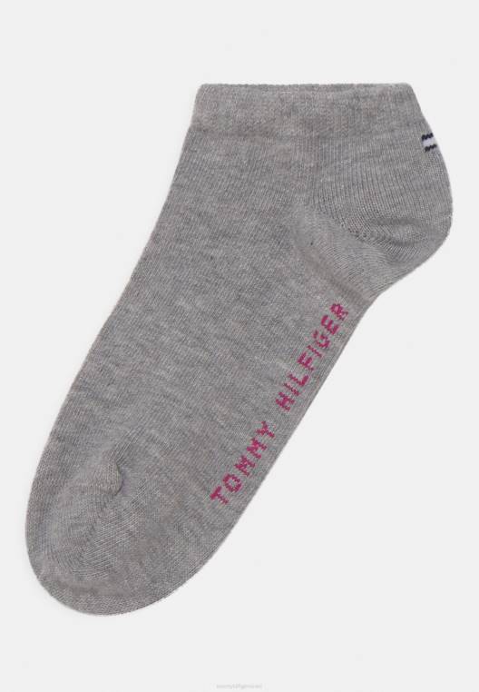 נעלי ספורט לילדים במארז 4 גרביים NX207083 ורוד/אפור Tommy Hilfiger