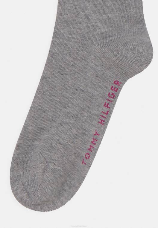 ילדים יוניסקס גרביים 4 חבילות NX207092 ורוד/אפור Tommy Hilfiger