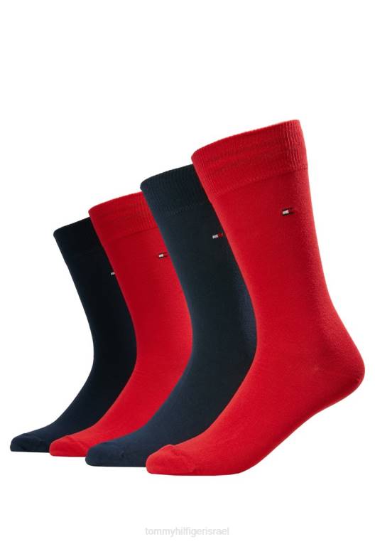 גרבי גברים קלאסיות 4 חבילות NX208860 מְקוֹרִי Tommy Hilfiger