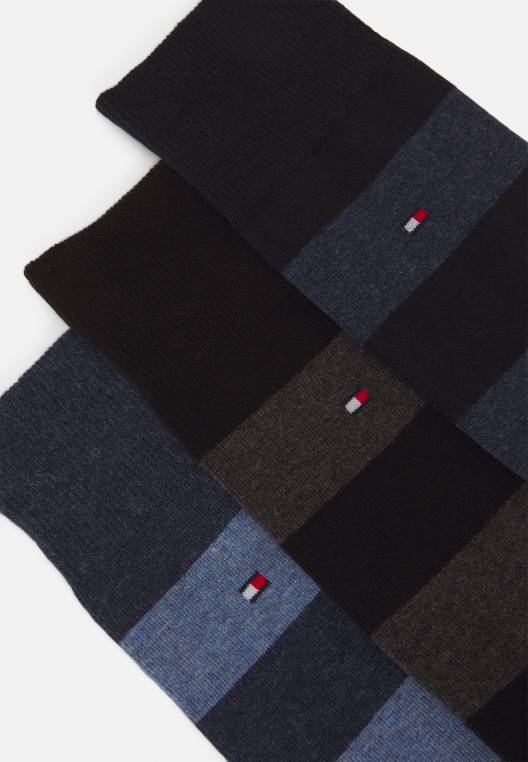 גרבי רוגבי 6pack גרבי ecom NX207143 משולבת כחול שחור Tommy Hilfiger