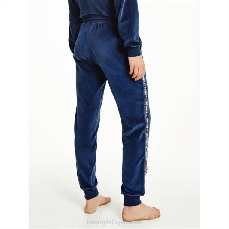 מכנסי ג'וגינג 85 קטיפה NX2020622 חיל הים Tommy Hilfiger