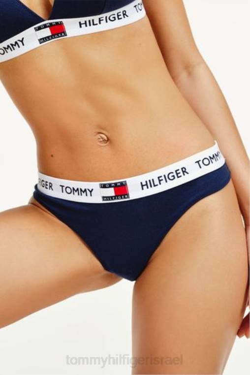 חוטיני כותנה 85 NX203290 לבן Tommy Hilfiger