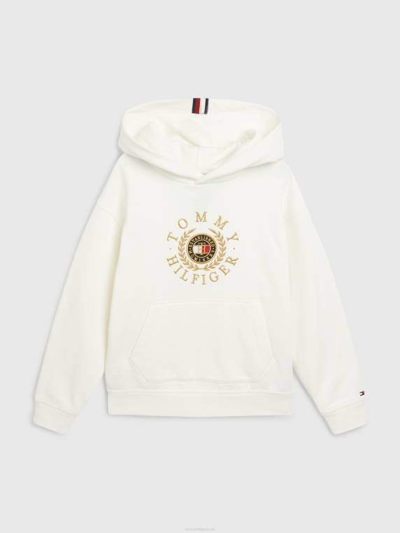 בנים 8-16 סמל קפוצ'ון גרפי עגול NX20247 אקרו Tommy Hilfiger