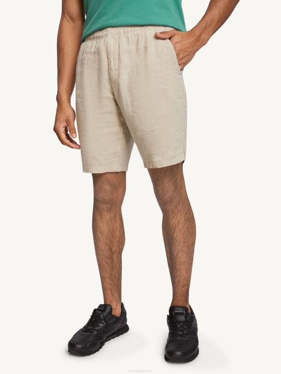 Harlem pull on מכנסי פשתן NX201015 אֶבֶן Tommy Hilfiger