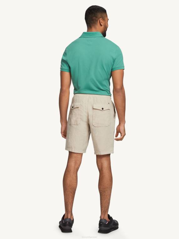 Harlem pull on מכנסי פשתן NX201015 אֶבֶן Tommy Hilfiger