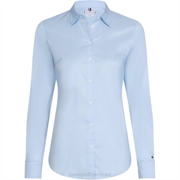 Heritage חולצה בגזרה דקיקה NX2019606 skyway Tommy Hilfiger