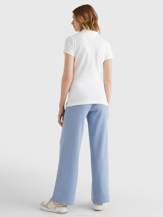 Heritage חולצת פולו בגזרה דקיקה NX202350 לבן קלאסי Tommy Hilfiger