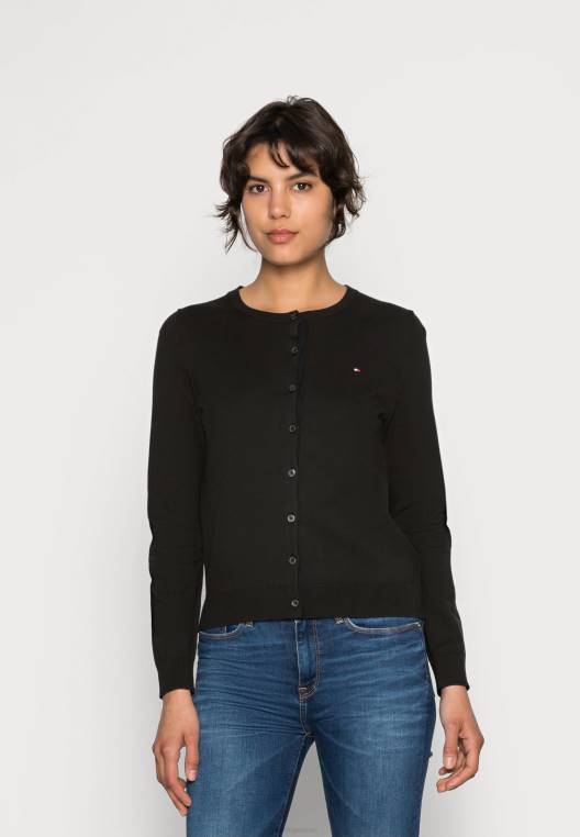קרדיגן Heritage button up קרדיגן NX204352 שָׁחוֹר Tommy Hilfiger