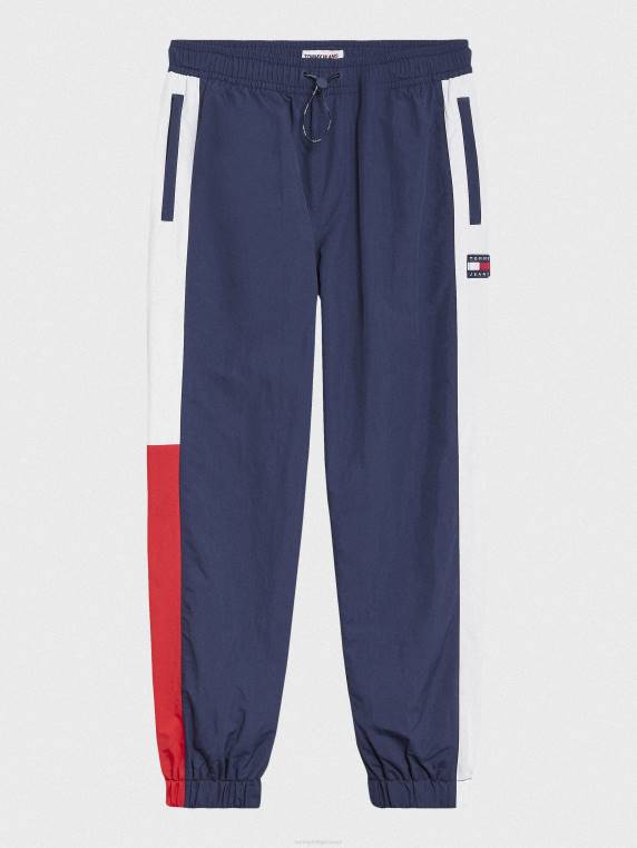 נעלי ריצה עם חפתים בצבע חסום NX201079 דמדומים צי/מולטי Tommy Hilfiger