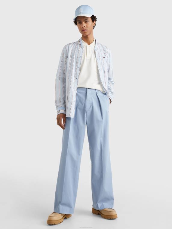 אייקוני הכנה לחוף המערבי בגזרה רגועה בכושר NX201088 פעמון כחול Tommy Hilfiger