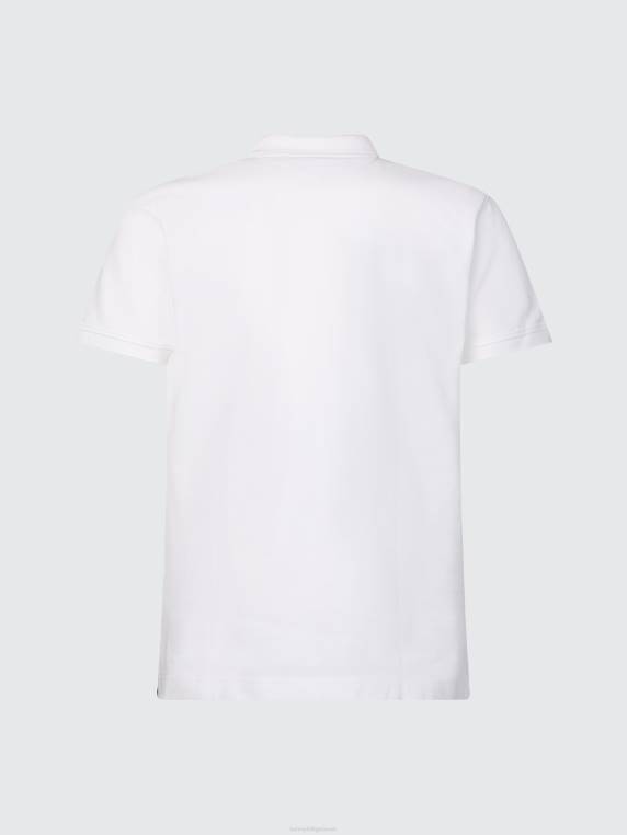 פולו מזדמן בהדפס לב NX201168 לבן Tommy Hilfiger