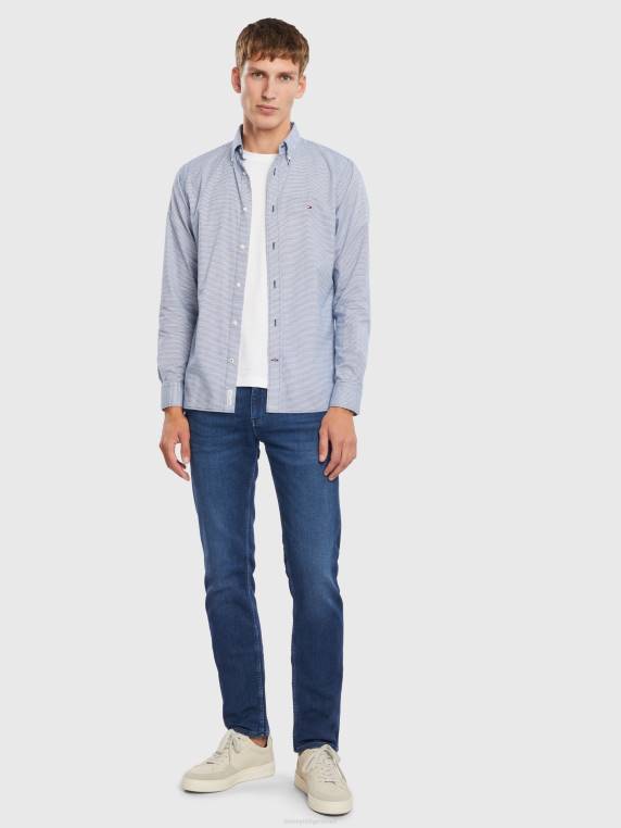 חולצה בהדפס מיני דו גוונים NX201209 כחול מגרש/רב Tommy Hilfiger