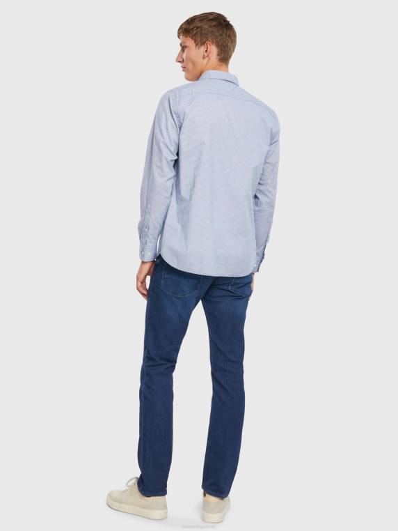 חולצה בהדפס מיני דו גוונים NX201209 כחול מגרש/רב Tommy Hilfiger