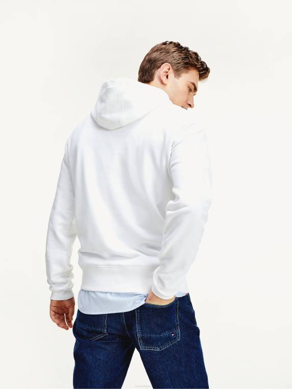 קפוצ'ון לוגו NX201261 לבן Tommy Hilfiger