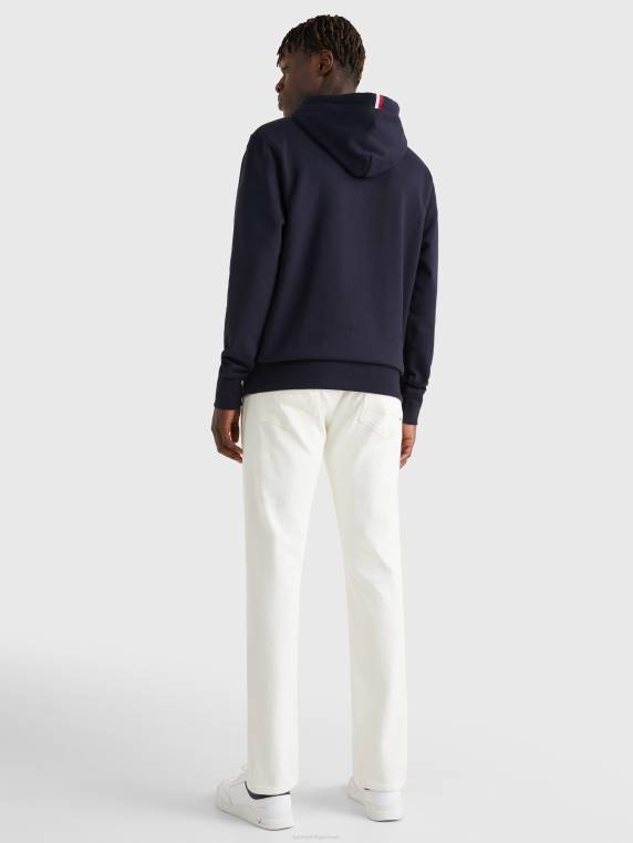 קפוצ'ון רקמת לוגו סמלים NX201262 שמיים מדבריים Tommy Hilfiger