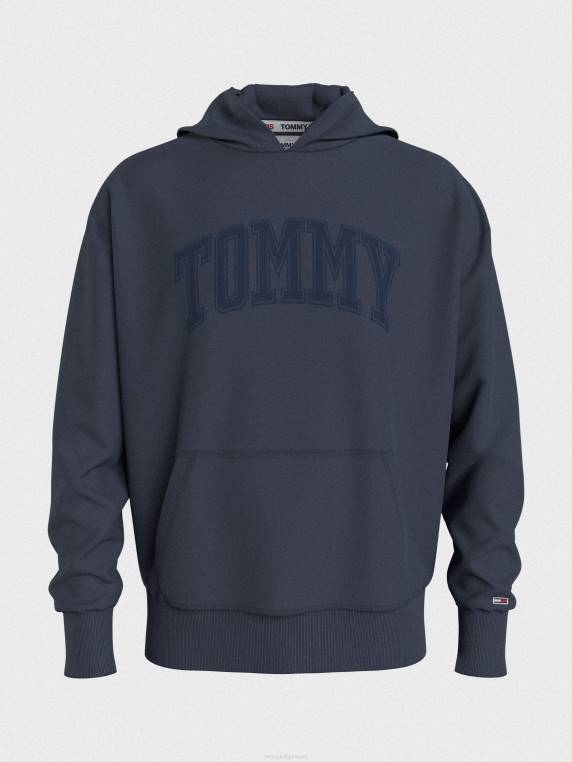 קפוצ'ון לוגו של האוניברסיטה NX201290 צי הדמדומים Tommy Hilfiger