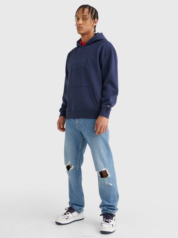 קפוצ'ון לוגו של האוניברסיטה NX201290 צי הדמדומים Tommy Hilfiger