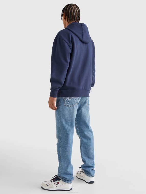 קפוצ'ון לוגו של האוניברסיטה NX201290 צי הדמדומים Tommy Hilfiger