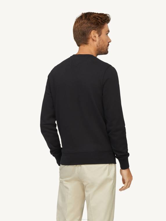 סווטשירט לוגו אורגני NX201295 שָׁחוֹר Tommy Hilfiger