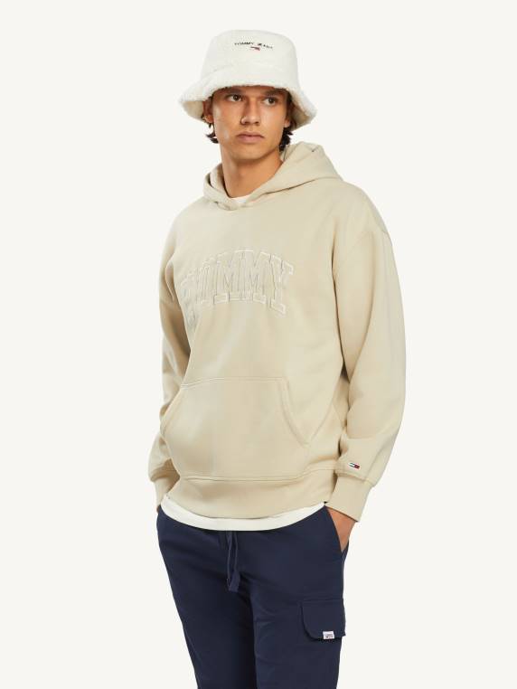 קפוצ'ון לוגו של האוניברסיטה NX201314 חול סוואנה Tommy Hilfiger