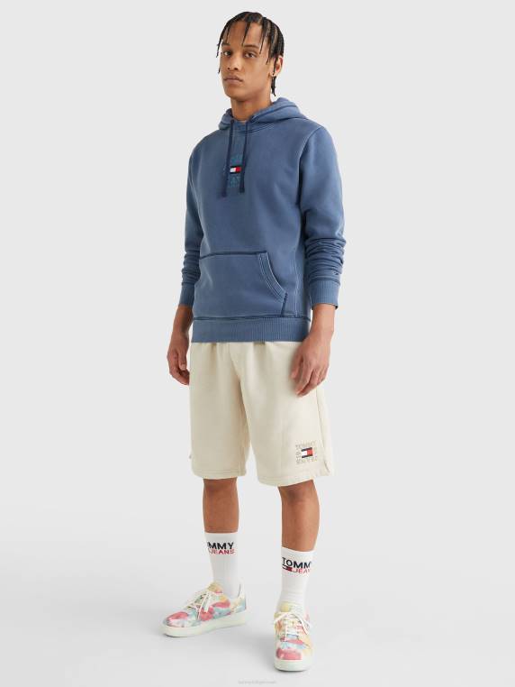 קפוצ'ון צמר לוגו מעגל גוונים NX201331 צי הדמדומים Tommy Hilfiger