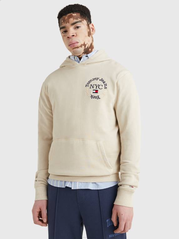 קפוצ'ונים עם לוגו NX201345 חול סוואנה Tommy Hilfiger