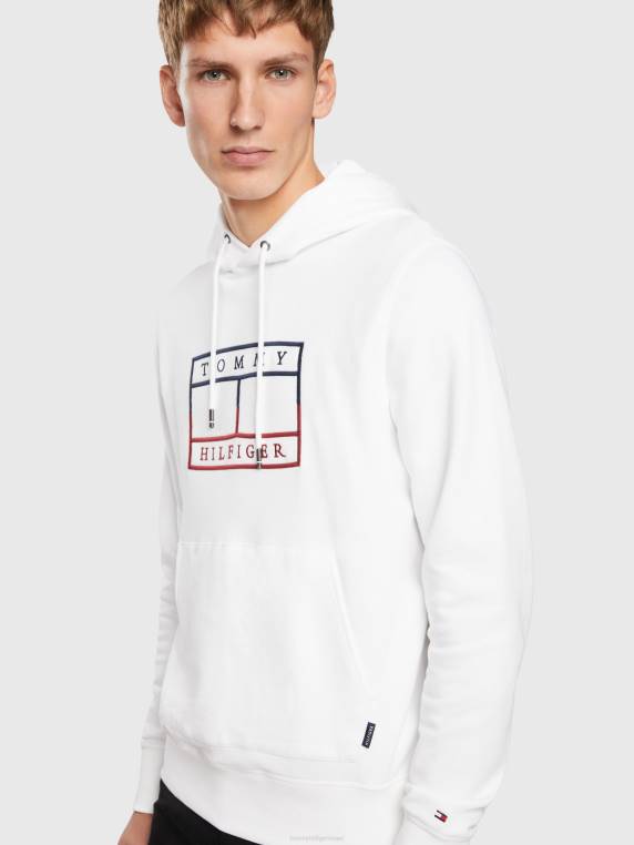 קפוצ'ון מתאר דגל NX201365 לבן Tommy Hilfiger