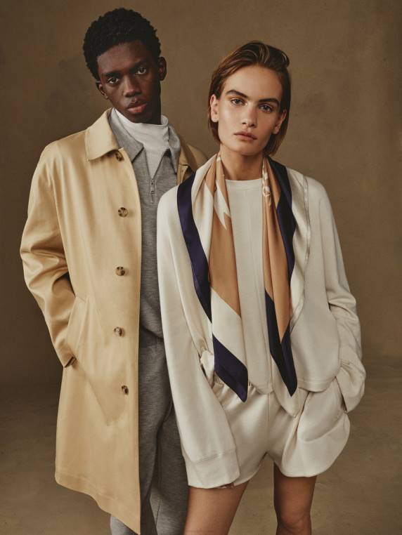 סווטשירט עם רבע רוכסן להכנה NX201376 אברש בינוני אפור Tommy Hilfiger