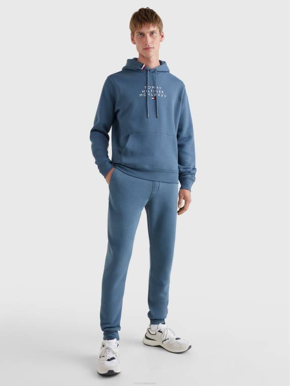 קפוצ'ון לוגו גרפי NX201384 כחול פחם Tommy Hilfiger