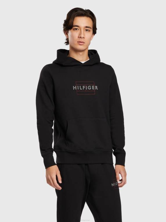 קפוצ'ון דגל ליניארי NX201389 שָׁחוֹר Tommy Hilfiger