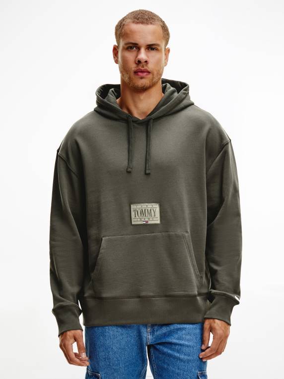 קפוצ'ון גרפי של קופסת גוונים NX201446 זית כהה Tommy Hilfiger