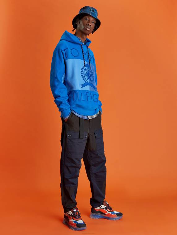 קפוצ'ון דגל סמל NX201452 אי יווני כחול/רב Tommy Hilfiger