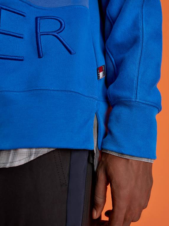 קפוצ'ון דגל סמל NX201452 אי יווני כחול/רב Tommy Hilfiger