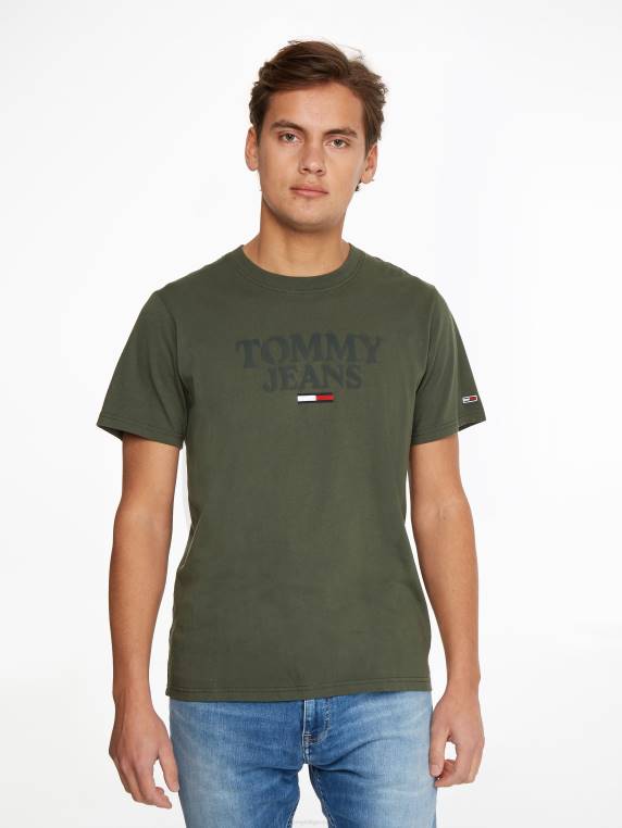 חולצה גרפית לכניסה NX201467 ירוק אבלון Tommy Hilfiger