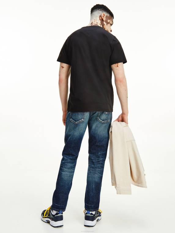 טי לוגו של החברה NX201477 שָׁחוֹר Tommy Hilfiger