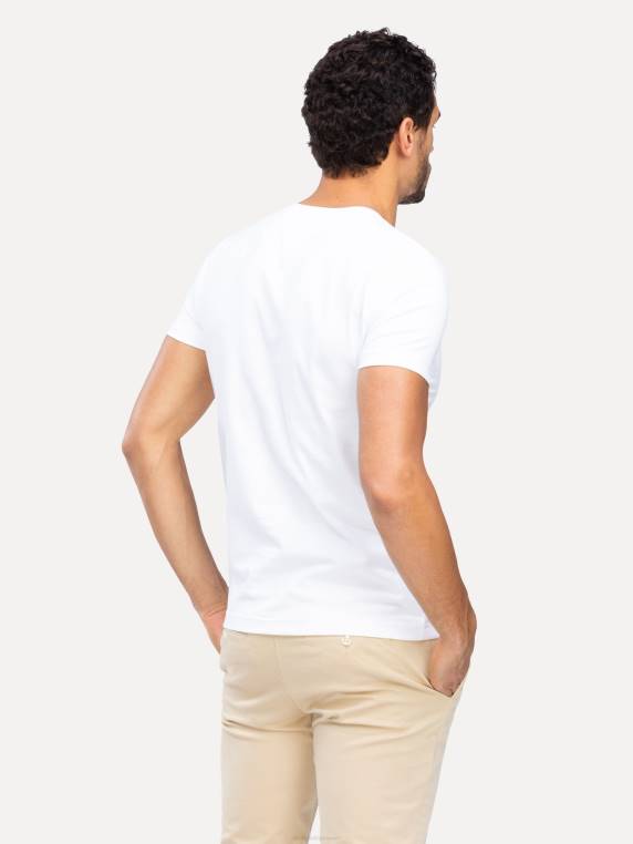 טי כותנה חיונית NX201478 לבן בוהק Tommy Hilfiger