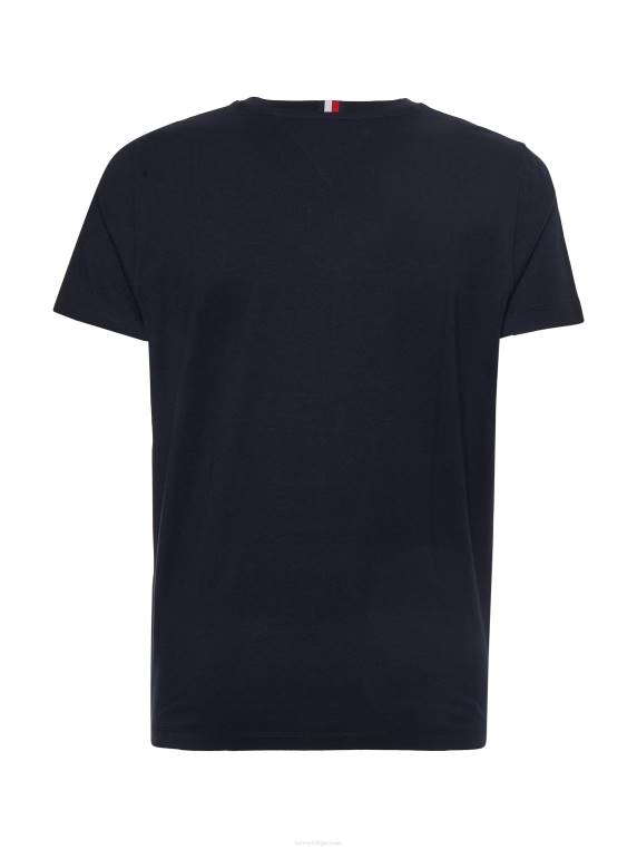 טי ארוג תג NX201483 שמיים מדבריים Tommy Hilfiger