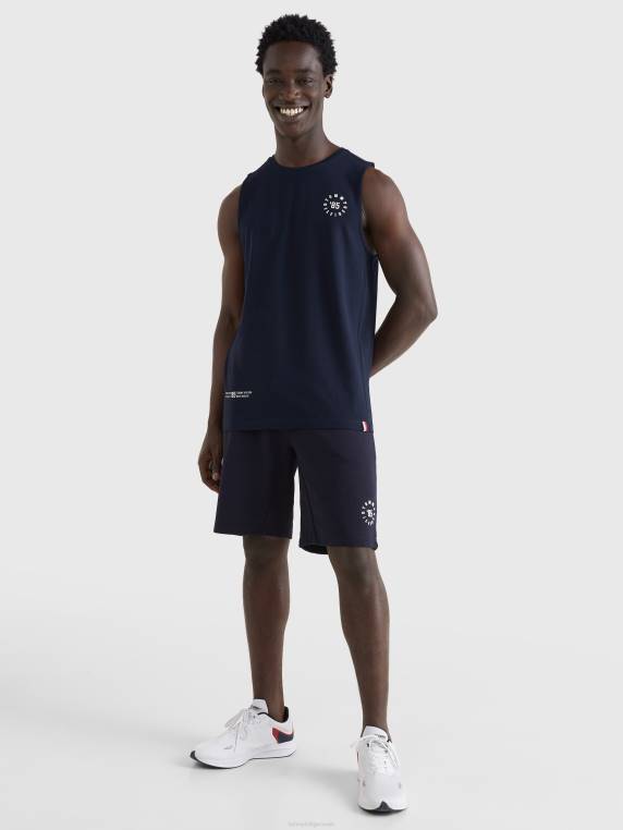 טנק לוגו מגניב ספורט NX201515 שמיים מדבריים Tommy Hilfiger